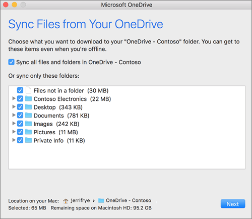 microsoft onedrive for business mac download